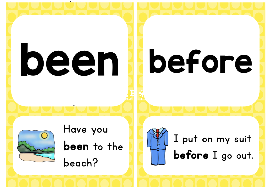 Sight Word Sentence Cards 图片11