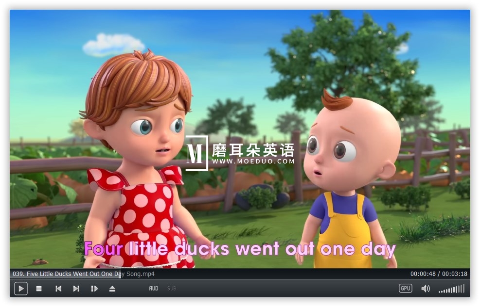 Youtube英文启蒙儿歌动画《Beep Beep》全120集，1080P高清视频带英文字幕，带配套音频MP3，百度网盘下载！-磨耳朵英语